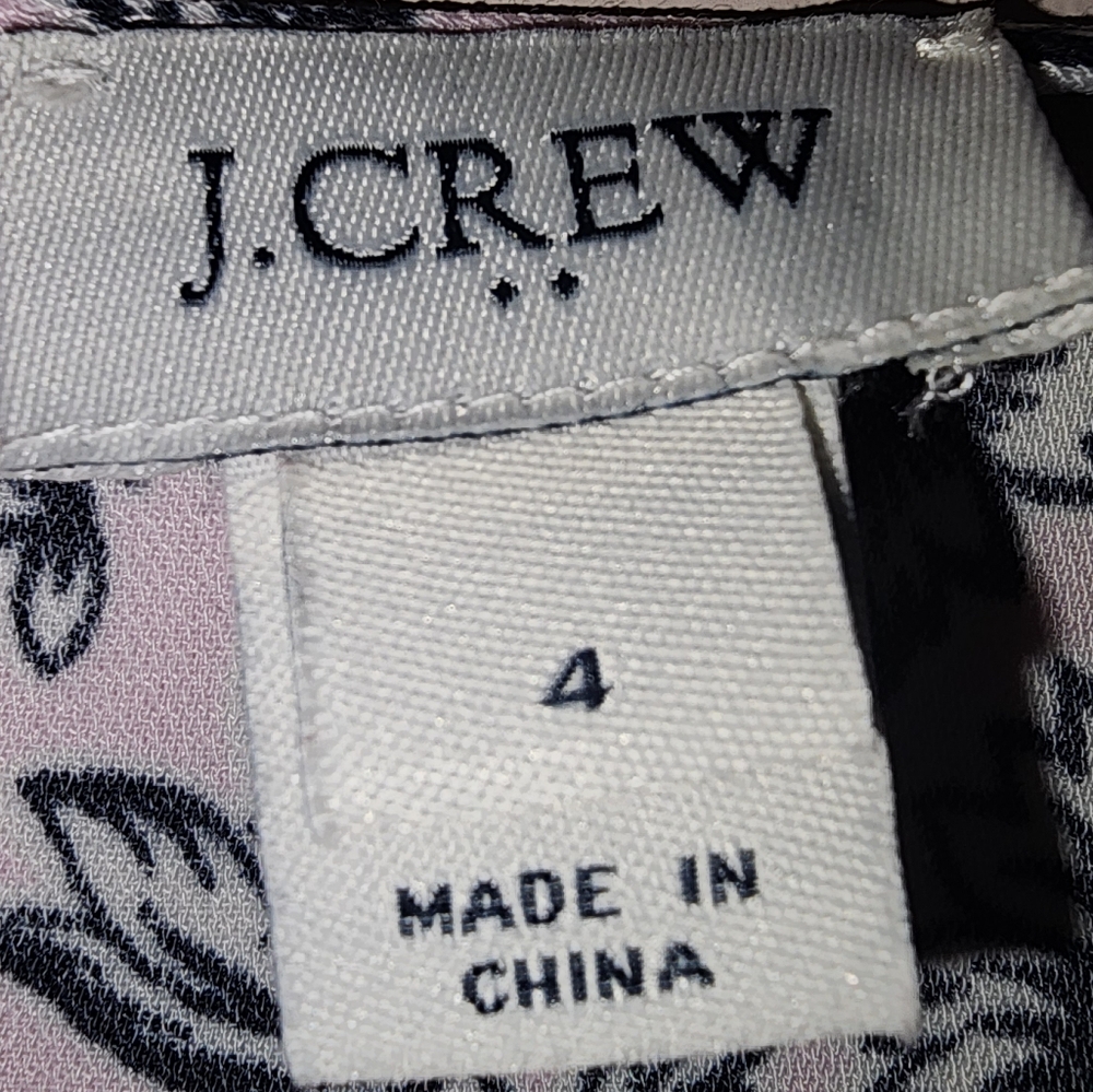 J. Crew Pink and Black Floral Dress - Picture 4 of 6